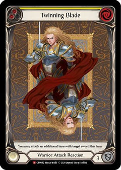 Twinning Blade (Extended Art) (CRU082) [Crucible of War] 1st Edition Rainbow Foil - Deck Out Gaming