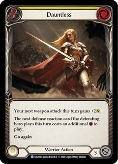 Dauntless (Yellow) (CRU086) [Crucible of War] Unlimited Edition - Deck Out Gaming