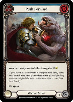 Push Forward (Blue) (CRU096) [Crucible of War] 1st Edition - Deck Out Gaming