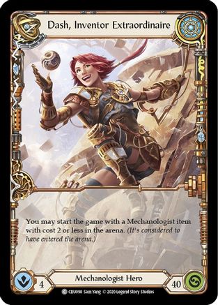 Dash, Inventor Extraordinaire (CRU098) [Crucible of War] 1st Edition - Deck Out Gaming