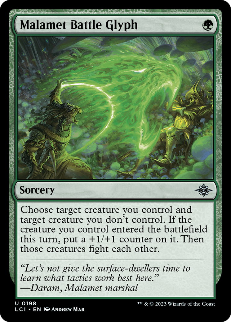 Malamet Battle Glyph (198) [The Lost Caverns of Ixalan] foil - Deck Out Gaming