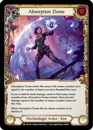 Absorption Dome (CRU104) [Crucible of War] 1st Edition - Deck Out Gaming