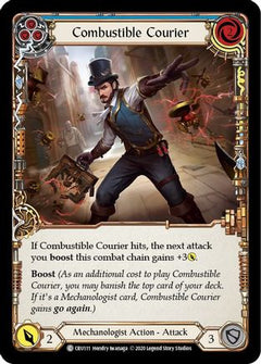 Combustible Courier (Blue) (CRU111) [Crucible of War] Unlimited Edition - Deck Out Gaming