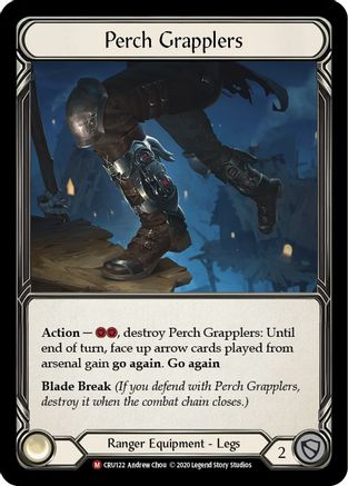 Perch Grapplers (CRU122) [Crucible of War] Unlimited Edition Rainbow Foil - Deck Out Gaming