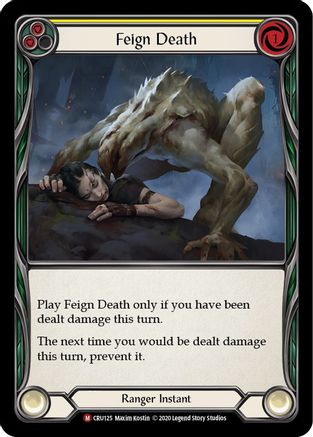 Feign Death (CRU125) [Crucible of War] 1st Edition Rainbow Foil - Deck Out Gaming