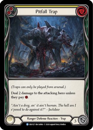 Pitfall Trap (CRU127) [Crucible of War] Unlimited Edition Rainbow Foil - Deck Out Gaming
