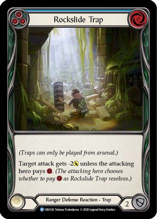 Rockslide Trap (CRU128) [Crucible of War] 1st Edition - Deck Out Gaming