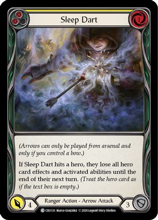 Sleep Dart (Yellow) (CRU133) [Crucible of War] 1st Edition Rainbow Foil - Deck Out Gaming