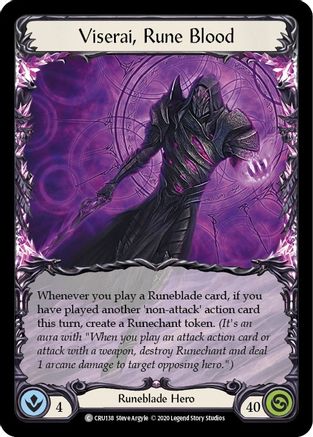 Viserai, Rune Blood (CRU138) [Crucible of War] Unlimited Edition - Deck Out Gaming