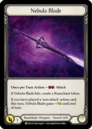 Nebula Blade (CRU139) [Crucible of War] 1st Edition - Deck Out Gaming