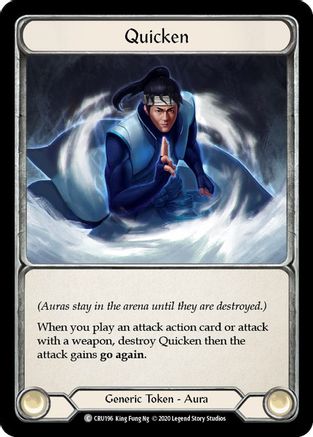 Quicken (CRU196) [Crucible of War] Unlimited Edition Rainbow Foil - Deck Out Gaming