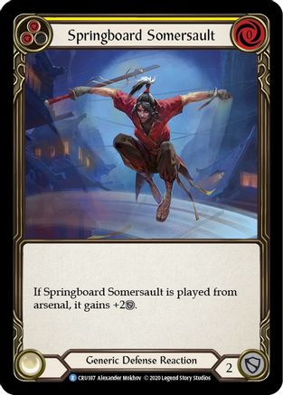Springboard Somersault (CRU187) [Crucible of War] Unlimited Edition - Deck Out Gaming
