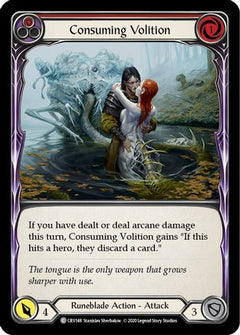 Consuming Volition (Red) (CRU148) [Crucible of War] Unlimited Edition Rainbow Foil - Deck Out Gaming