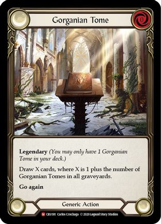 Gorganian Tome (CRU181) [Crucible of War] 1st Edition - Deck Out Gaming