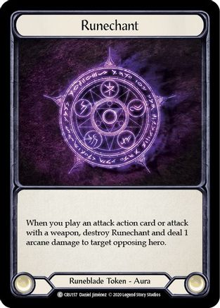 Runechant (CRU157) [Crucible of War] Unlimited Edition Rainbow Foil - Deck Out Gaming