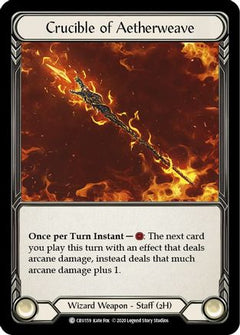 Crucible of Aetherweave (CRU159) [Crucible of War] Unlimited Edition Rainbow Foil - Deck Out Gaming