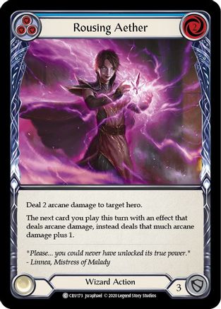 Rousing Aether (Blue) (CRU173) [Crucible of War] Unlimited Edition - Deck Out Gaming