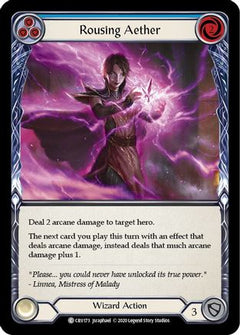 Rousing Aether (Blue) (CRU173) [Crucible of War] 1st Edition Rainbow Foil - Deck Out Gaming