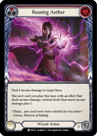 Rousing Aether (Red) (CRU171) [Crucible of War] Unlimited Edition - Deck Out Gaming