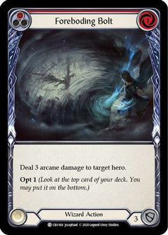 Foreboding Bolt (Red) (CRU168) [Crucible of War] Unlimited Edition Rainbow Foil - Deck Out Gaming