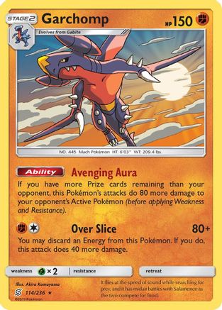Garchomp - 114/236 (SM Unified Minds) (114) [Deck Exclusives] - Deck Out Gaming