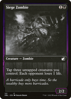 Siege Zombie (121) [Innistrad: Double Feature] - Deck Out Gaming