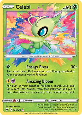 Celebi (9) [SWSH04: Vivid Voltage] Holofoil - Deck Out Gaming