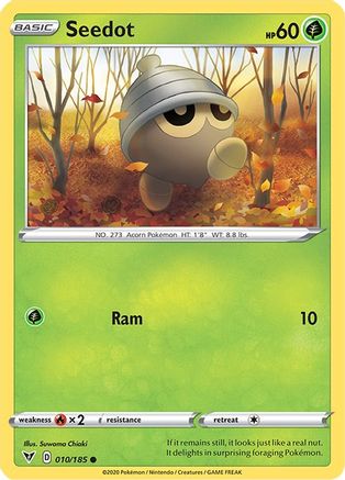 Seedot (10) [SWSH04: Vivid Voltage] Reverse Holofoil - Deck Out Gaming