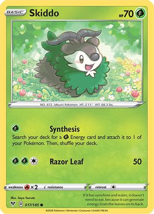 Skiddo (17) [SWSH04: Vivid Voltage] Reverse Holofoil - Deck Out Gaming