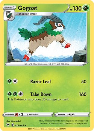 Gogoat (18) [SWSH04: Vivid Voltage] Reverse Holofoil - Deck Out Gaming