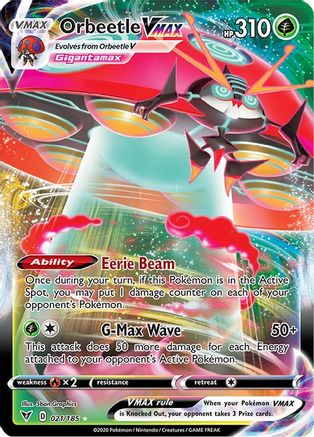 Orbeetle VMAX (21) [SWSH04: Vivid Voltage] Holofoil - Deck Out Gaming
