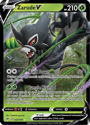 Zarude V (22) [SWSH04: Vivid Voltage] Holofoil - Deck Out Gaming