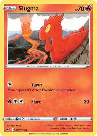 Slugma (27) [SWSH04: Vivid Voltage] Reverse Holofoil - Deck Out Gaming