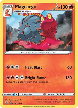 Magcargo [SWSH04: Vivid Voltage] Reverse Holofoil - Deck Out Gaming