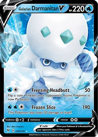 Galarian Darmanitan V - 036/185 [SWSH04: Vivid Voltage] - Deck Out Gaming