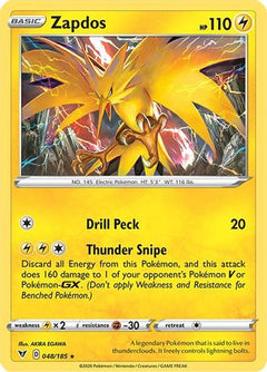 Zapdos (48) [SWSH04: Vivid Voltage] Reverse Holofoil - Deck Out Gaming