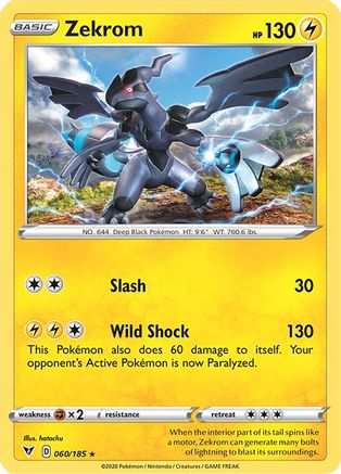 Zekrom (60) [SWSH04: Vivid Voltage] Reverse Holofoil - Deck Out Gaming