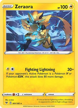 Zeraora (61) [SWSH04: Vivid Voltage] Reverse Holofoil - Deck Out Gaming