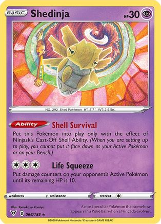 Shedinja (66) [SWSH04: Vivid Voltage] Reverse Holofoil - Deck Out Gaming
