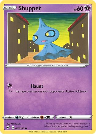 Shuppet (67) [SWSH04: Vivid Voltage] Reverse Holofoil - Deck Out Gaming