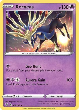 Xerneas (78) [SWSH04: Vivid Voltage] Reverse Holofoil - Deck Out Gaming