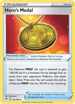 Hero's Medal (152) [SWSH04: Vivid Voltage] Reverse Holofoil - Deck Out Gaming