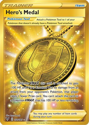 Hero's Medal (Secret) (201) [SWSH04: Vivid Voltage] Holofoil - Deck Out Gaming