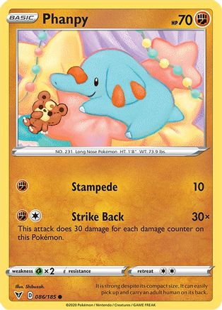 Phanpy (86) [SWSH04: Vivid Voltage] Reverse Holofoil - Deck Out Gaming