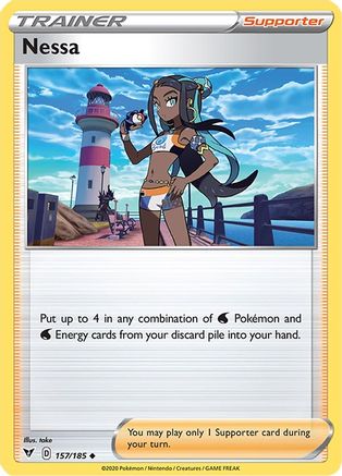 Nessa (157) [SWSH04: Vivid Voltage] - Deck Out Gaming