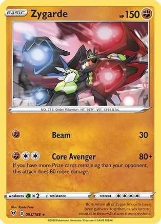 Zygarde (93) [SWSH04: Vivid Voltage] Reverse Holofoil - Deck Out Gaming
