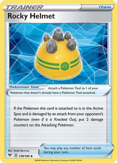 Rocky Helmet (159) [SWSH04: Vivid Voltage] Reverse Holofoil - Deck Out Gaming