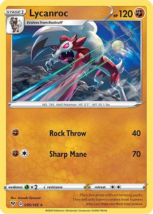 Lycanroc [SWSH04: Vivid Voltage] Reverse Holofoil - Deck Out Gaming