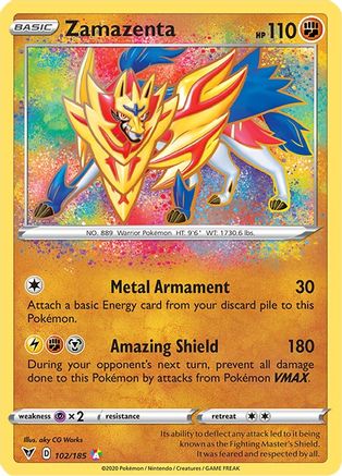 Zamazenta (102) [SWSH04: Vivid Voltage] Holofoil - Deck Out Gaming