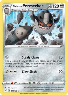 Galarian Perrserker (113) [SWSH04: Vivid Voltage] Reverse Holofoil - Deck Out Gaming